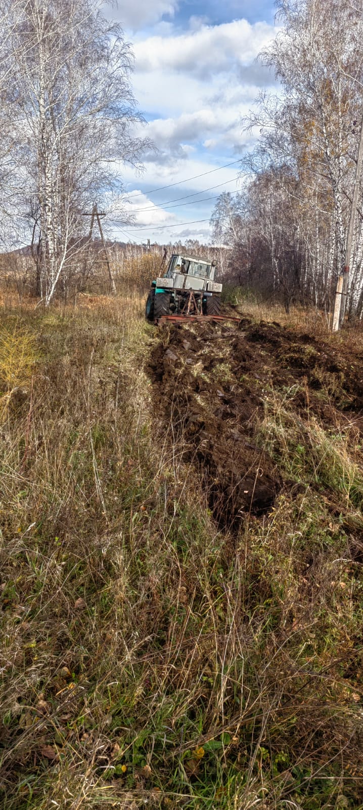 Противопожарная опашка.